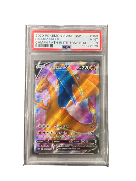 Charizard V Champions Path PSA 9 Charizard V Champions Path PSA 9