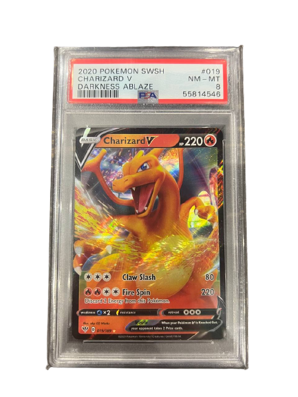 Charizard V Darkness Ablaze PSA 8 Charizard V Darkness Ablaze PSA 8
