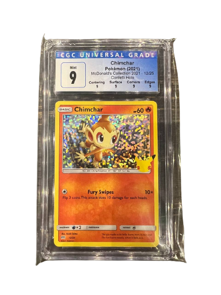 Chimchar Mcdonalds CGC 9