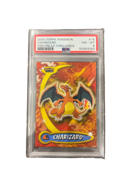 2004 TOPPS Charizard PSA 8
