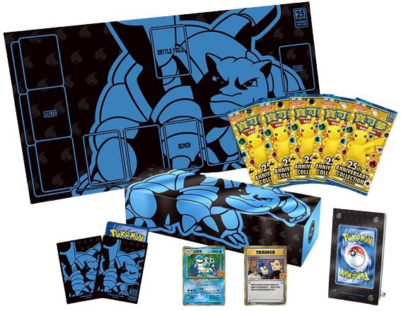 Pokemon 25th Anniversary Collection Blastoise Box [Taiwan]