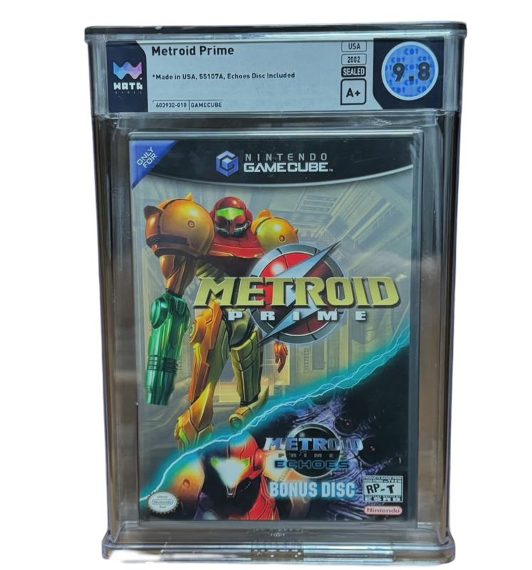 GRADED Metroid Prime + bonus disc Metroid prime echoes 