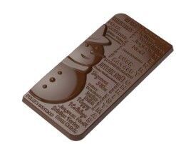 Snowman Chocolate Bar - By Luis Amado - Christmas Collection
