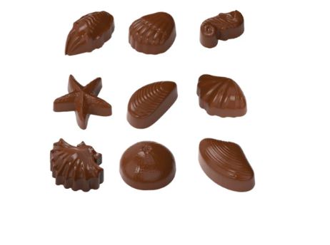 Sea World Praline Shapes - 9 different Designs