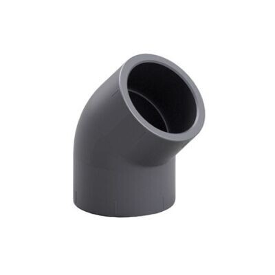 PVC Elbow 45° Plain