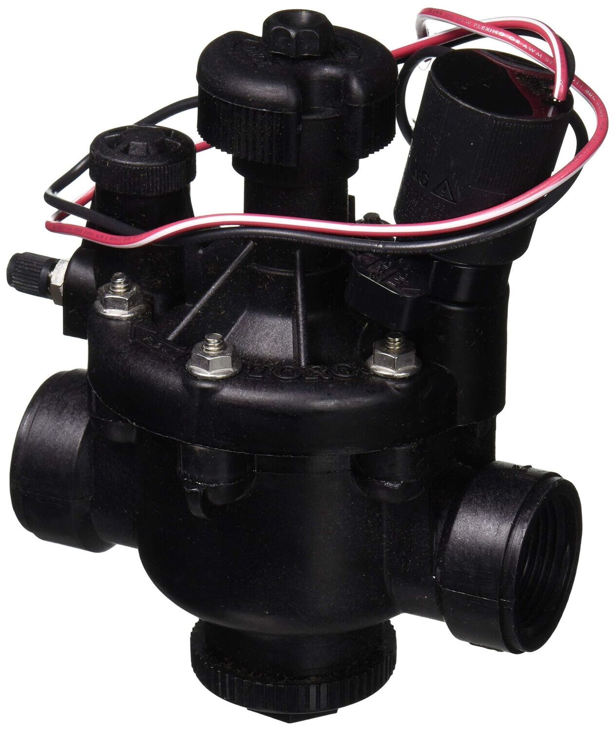 Toro P220 Series DC Coils & Pressure Regulator, Select Type and Coil: Toro P220G 1" BSP female 9V DCLS-P latching Golf solenoid valve with EZR-100