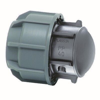 Plasson Silver Line/Agrifit Cap End Plasson Silver Line/Agrifit Cap End