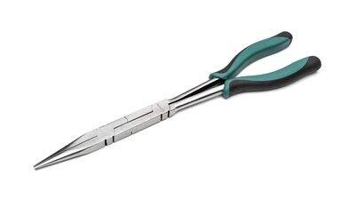 Double X-Pliers with Straight Long-Nose Jaw Double X-Pliers with Straight Long-Nose Jaw