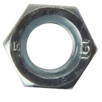 Zinc Plated M10 Hex Nut - Pack of 2