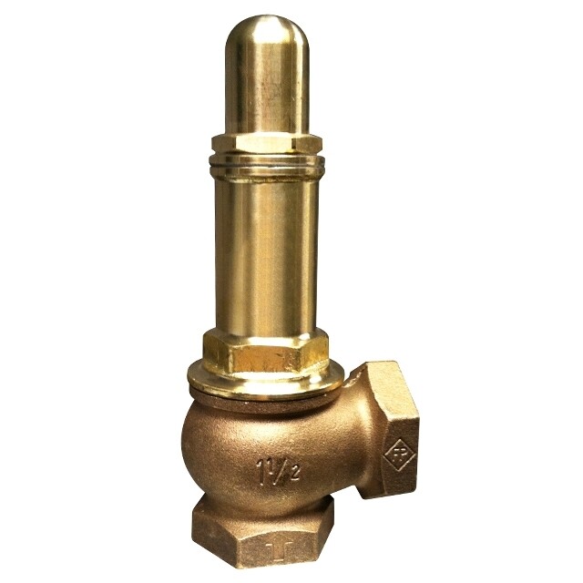 Brass Pressure Relief Valve Cap Top