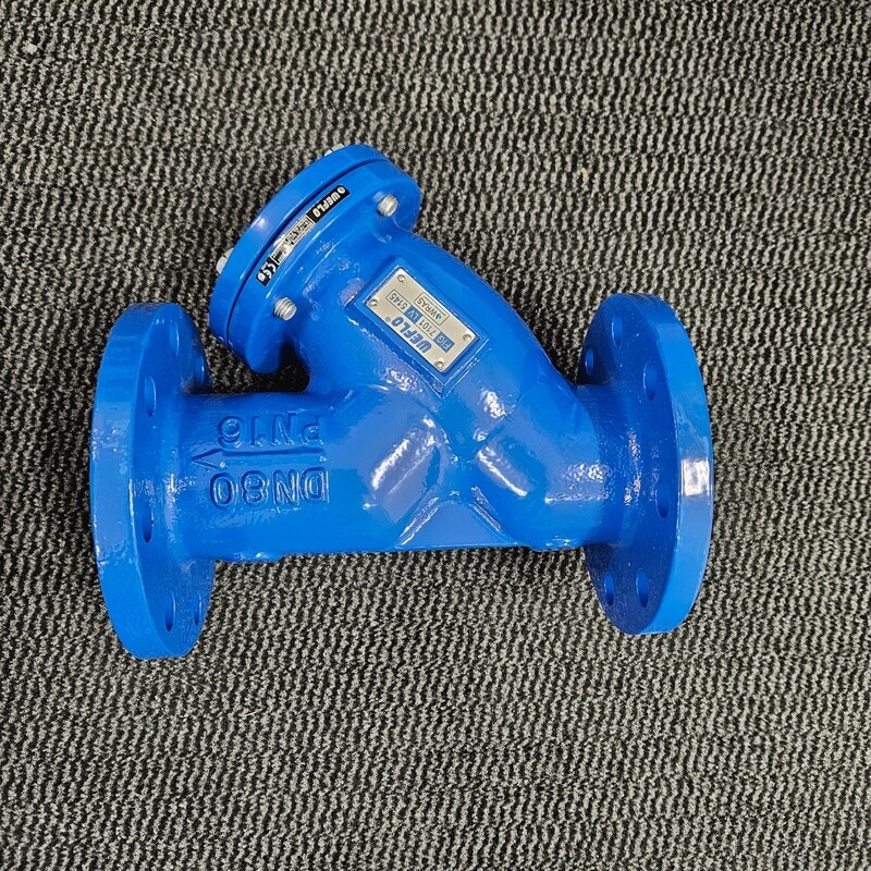 Y-Strainer DN80 3 Y-Strainer DN80 3" PN16 Cast Iron Epoxy Coated Flanged 3mm Stainless Screen