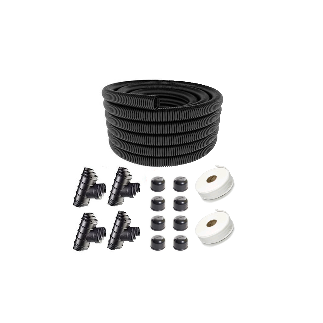 Large Garden Lawn Land Drainage 80mm Pack