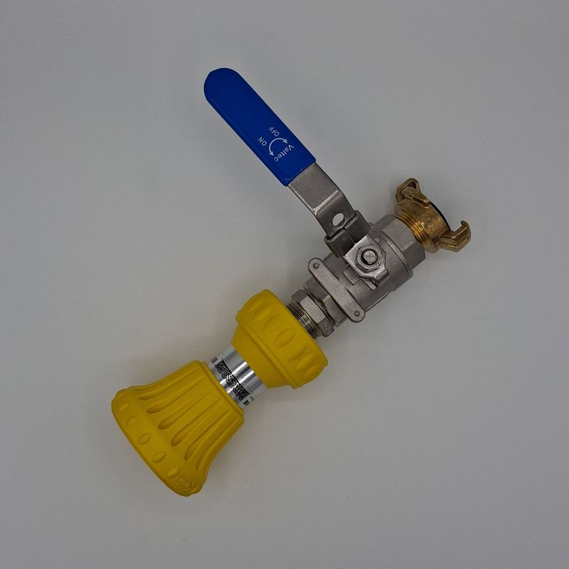 Magnum Spray Nozzle with Stainless Steel Ball Valve & Geka Fitting Magnum Spray Nozzle with Stainless Steel Ball Valve & Geka Fitting
