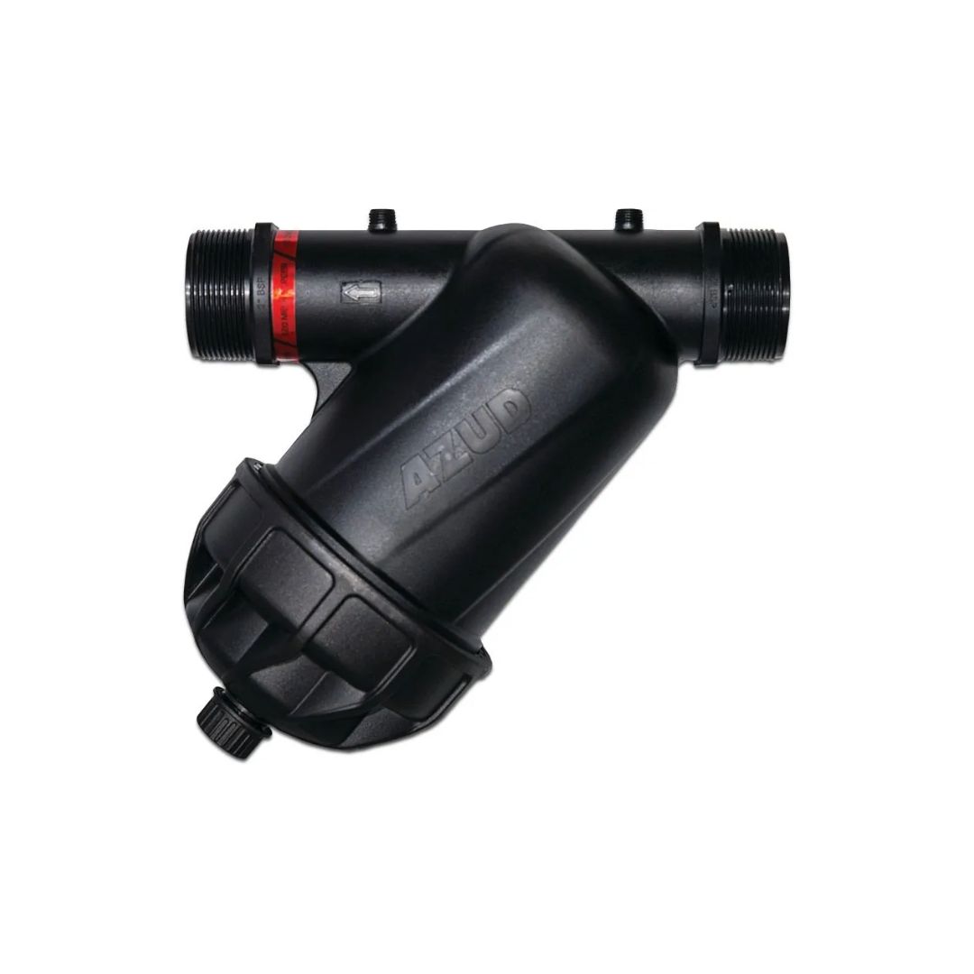 Azud Inline Filter plastic 1" Male Thread 8bar 130micron disc Modular 100