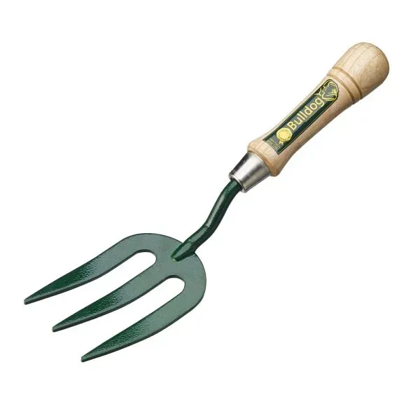 Bulldog Hand Fork 6" - Hardwood Handle