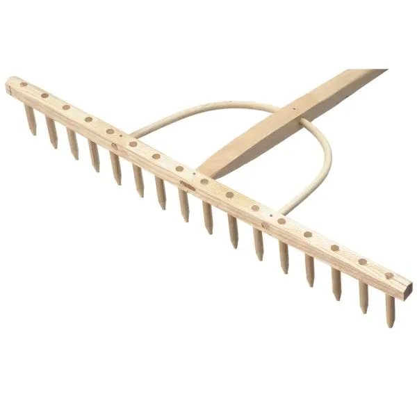 Bulldog Hay Rake 70" - Wooden Head - Hardwood Handle
