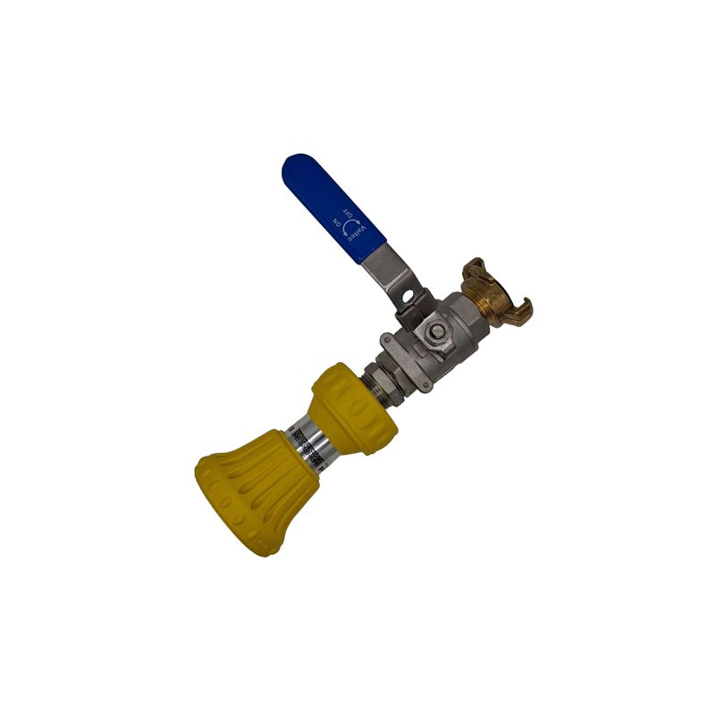 Magnum Spray Nozzle with Stainless Steel Ball Valve & Geka Fitting