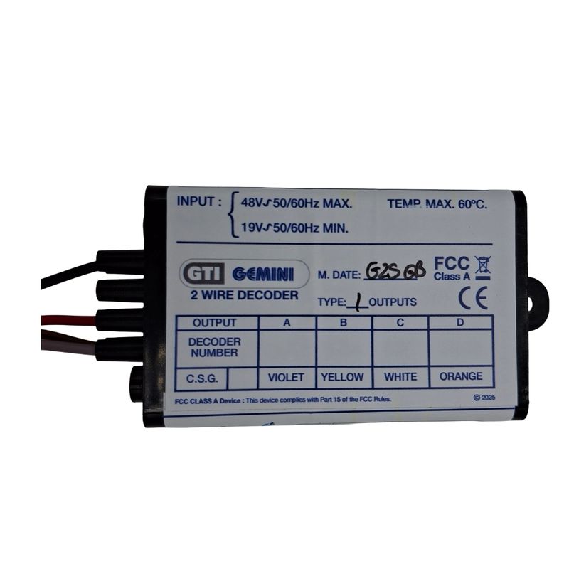 Bailoy Gemini Two Wire 1 Station Decoder