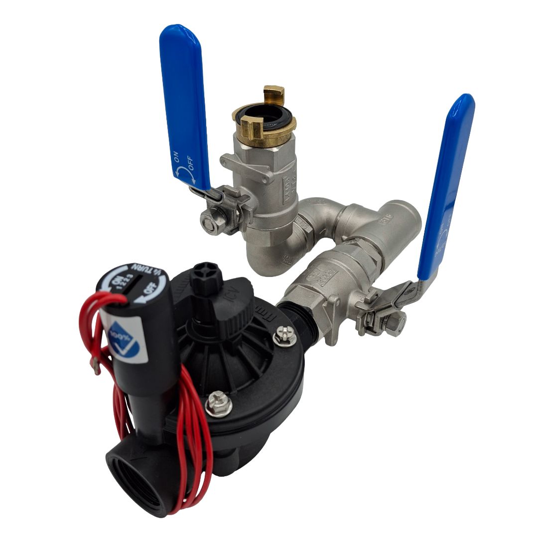 1" Stainless Steel Valve with 1" Hand Point inc Hunter ICV Solenoid Valve