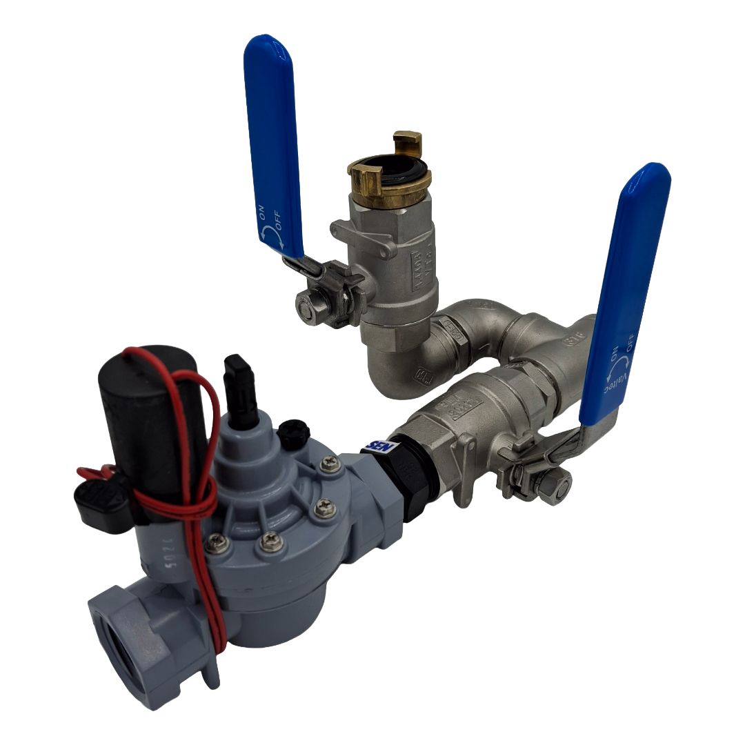 1" Stainless Steel Valve with 1" Hand Point inc Irritrol/Richdel 2500 Solenoid Valve