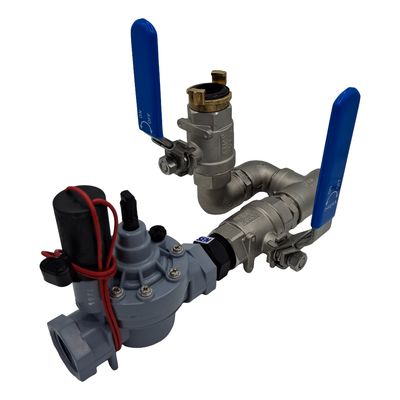 1" Stainless Steel Valve with 1" Hand Point inc Irritrol/Richdel 2500 Solenoid Valve