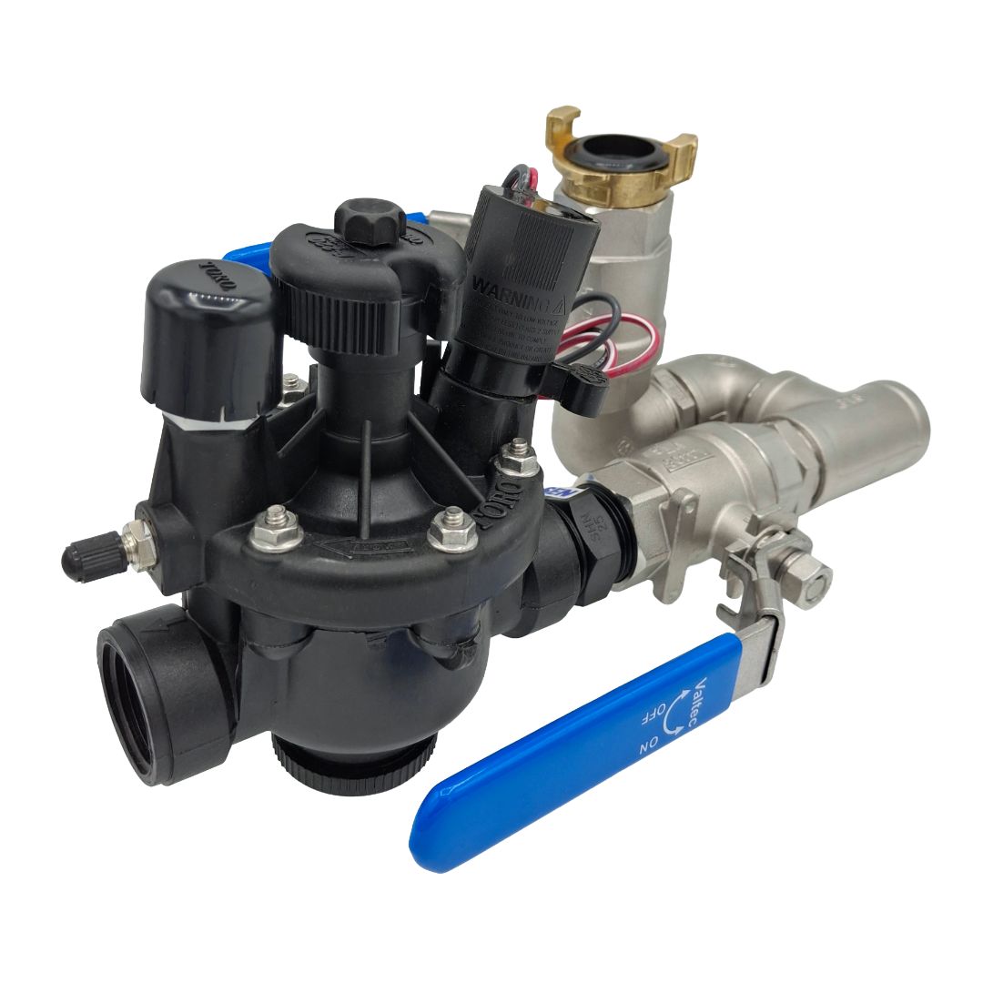 1" Stainless Steel Valve with 1" Hand Point inc Toro P220 DC Solenoid Valve