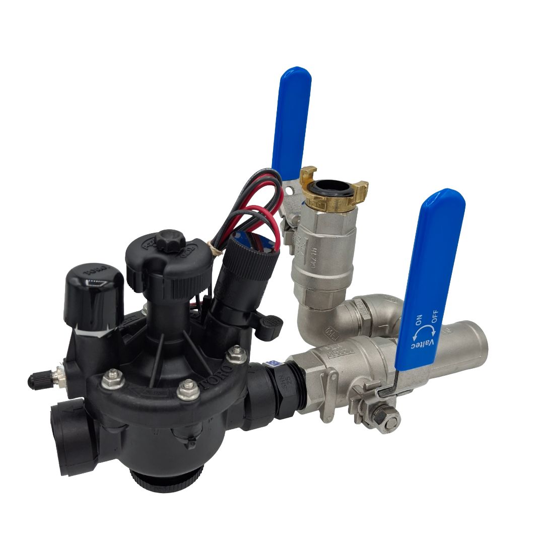 1" Stainless Steel Valve with 1" Hand Point inc Toro P220 AC Solenoid Valve