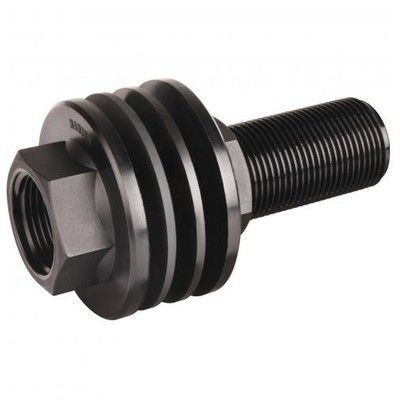 Hansen Female Tank Fitting – BSPT Black female BSPT tank connector fitting with sealing washers