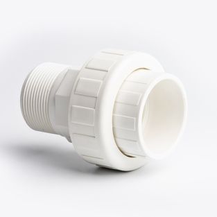 White-Pool Adaptor Union Plain to BSP (F/M) White-Pool Adaptor Union Plain to BSP (F/M)