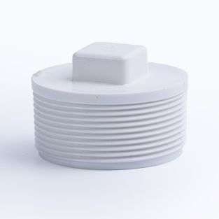 White-Pool Threaded Plug BSP (Male)