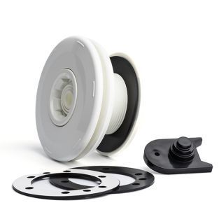 Wall Adaptor Return Inlet BSP/Plain (M/F) Vinyl/Liner