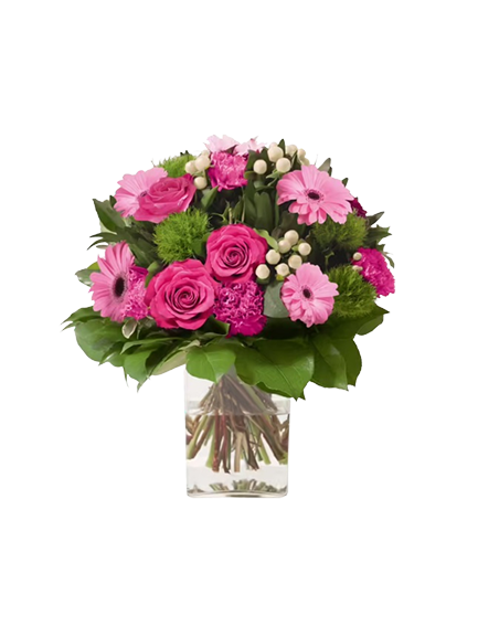Bouquet amour éternel rose