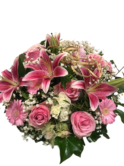 Bouquet avec fleurs de lys