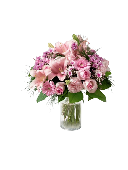 Bouquet rose pastel