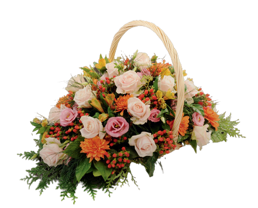 Panier multicolore