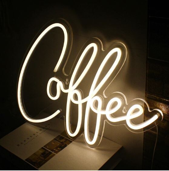 Coffee LED Neon Colored Sign