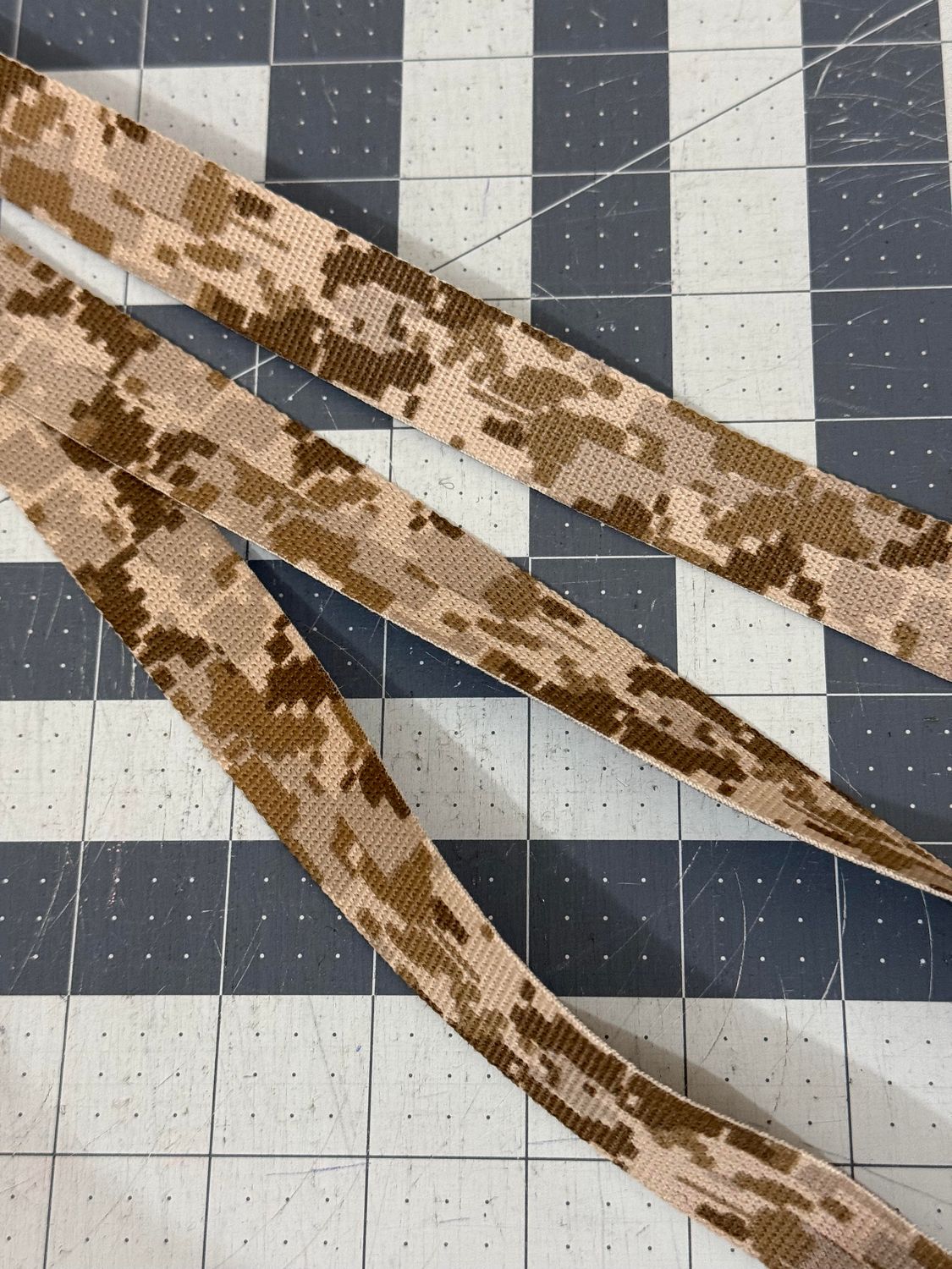 Desert Digital Marpat Double-Sided 1 Inch Webbing By The Yard