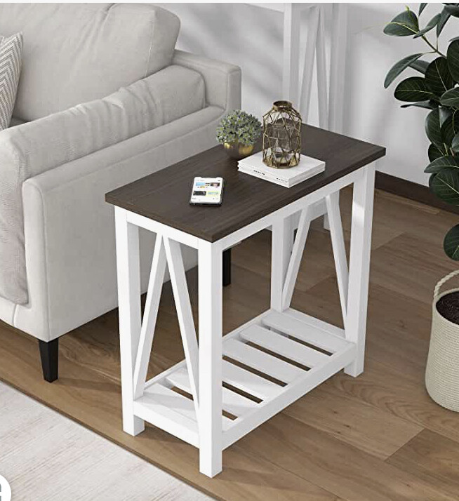 Farmhouse End Table Set of 2