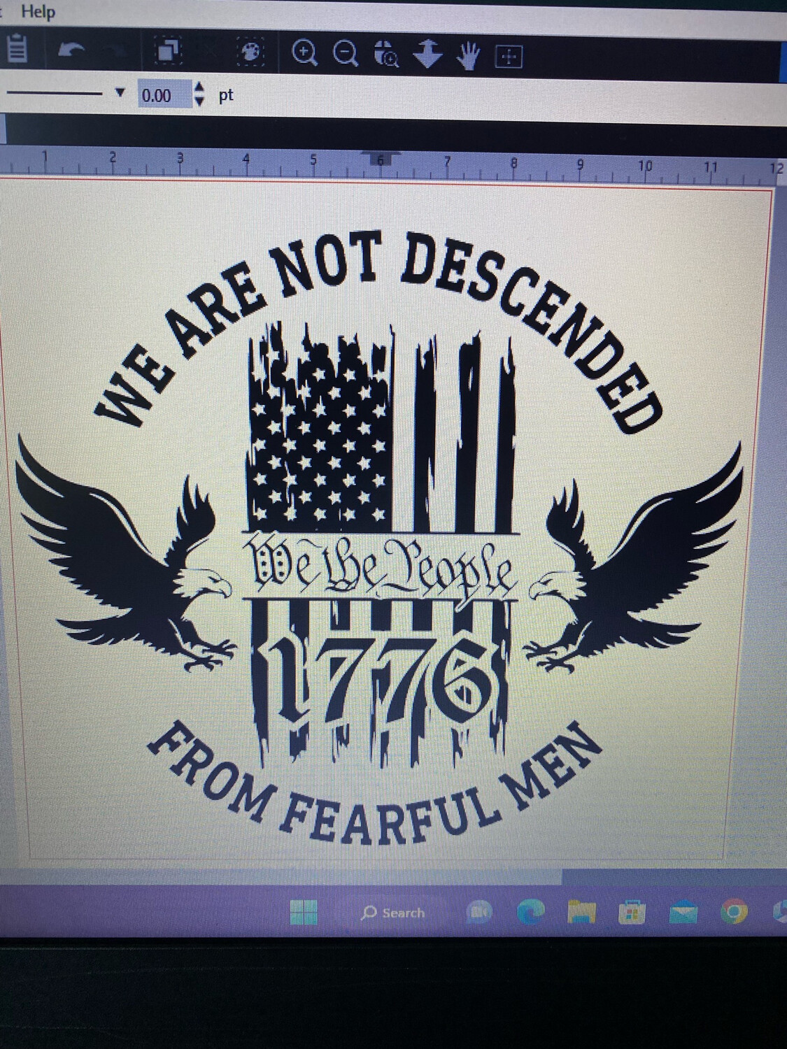 We The People Vinyl Decal