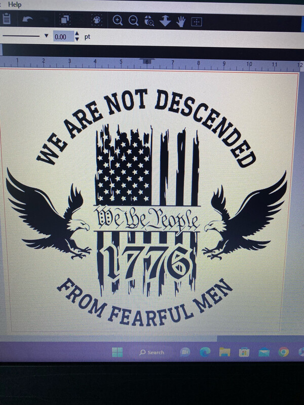 We The People Vinyl Decal