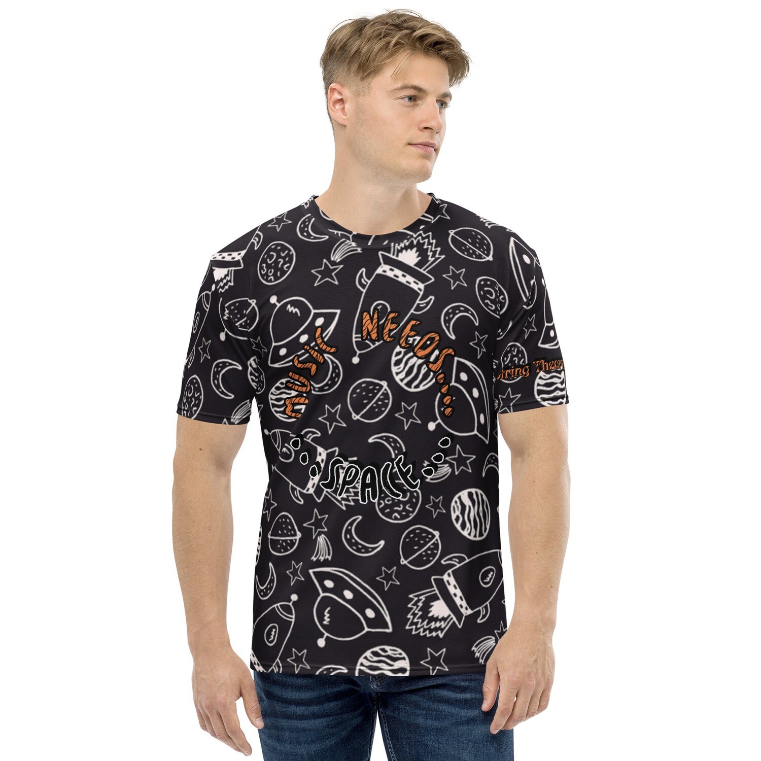 &quot;Music Needs Space&quot; Crew Neck T-Shirt