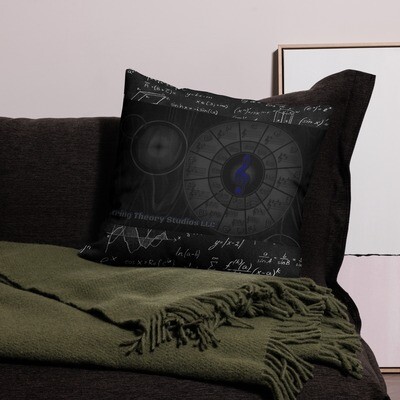 "Mystic Circles" Large Pillow 22x22"