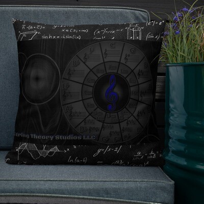 &quot;Mystic Circles&quot; Large Pillow 22x22&quot;