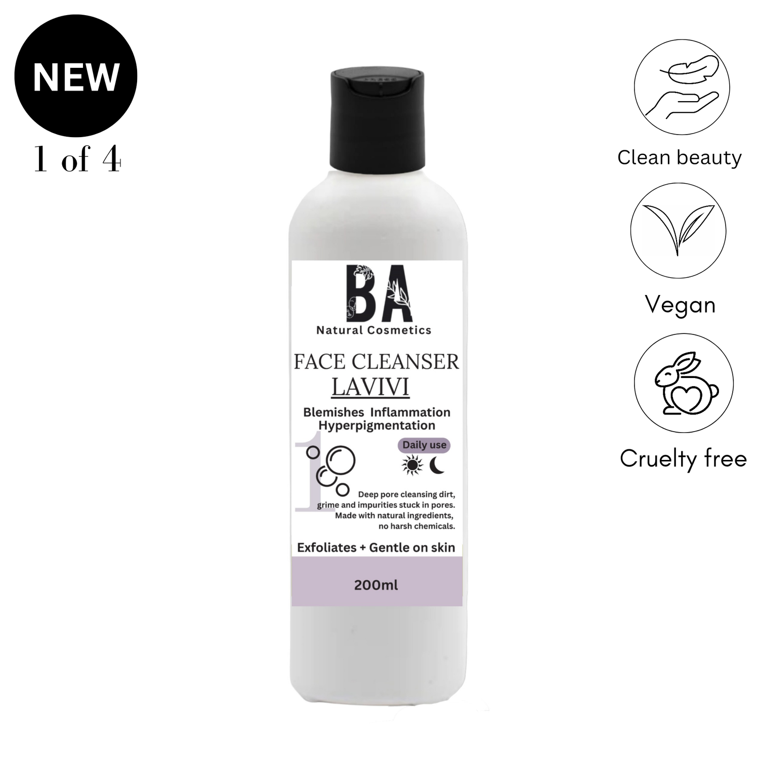 Exfoliating Face Cleansers I Exfoliates + Cleanses