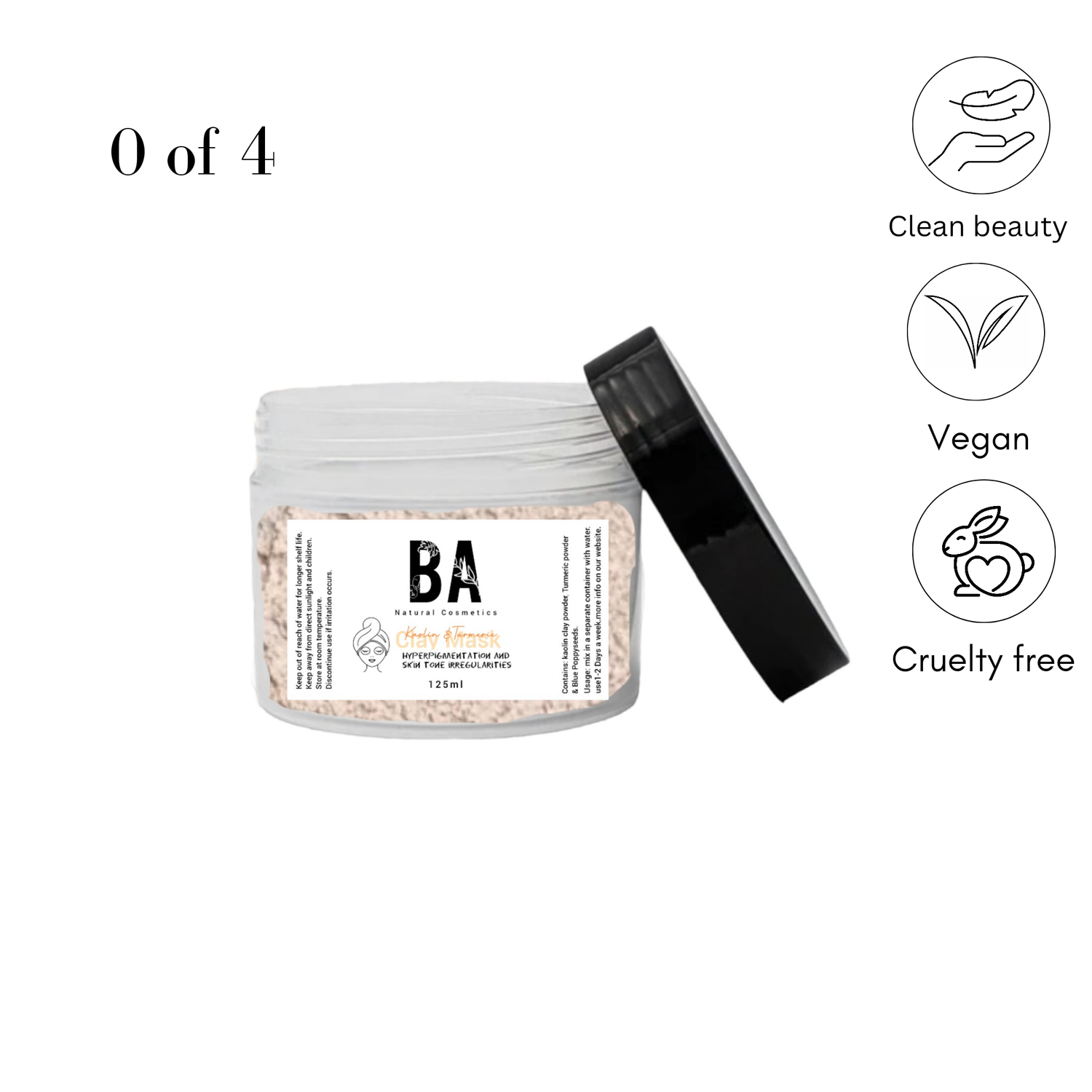 Face clay mask | Firms + Soothes + Exfoliates