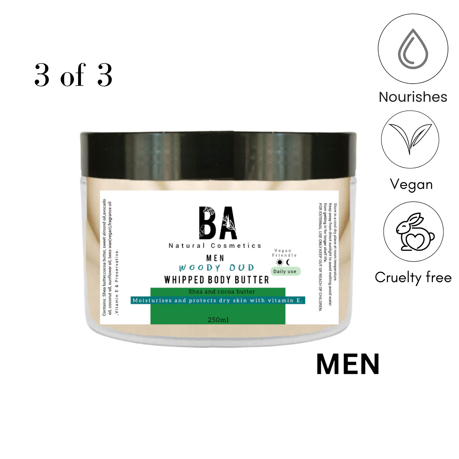 whipped body butter | Firms + Moisturizes