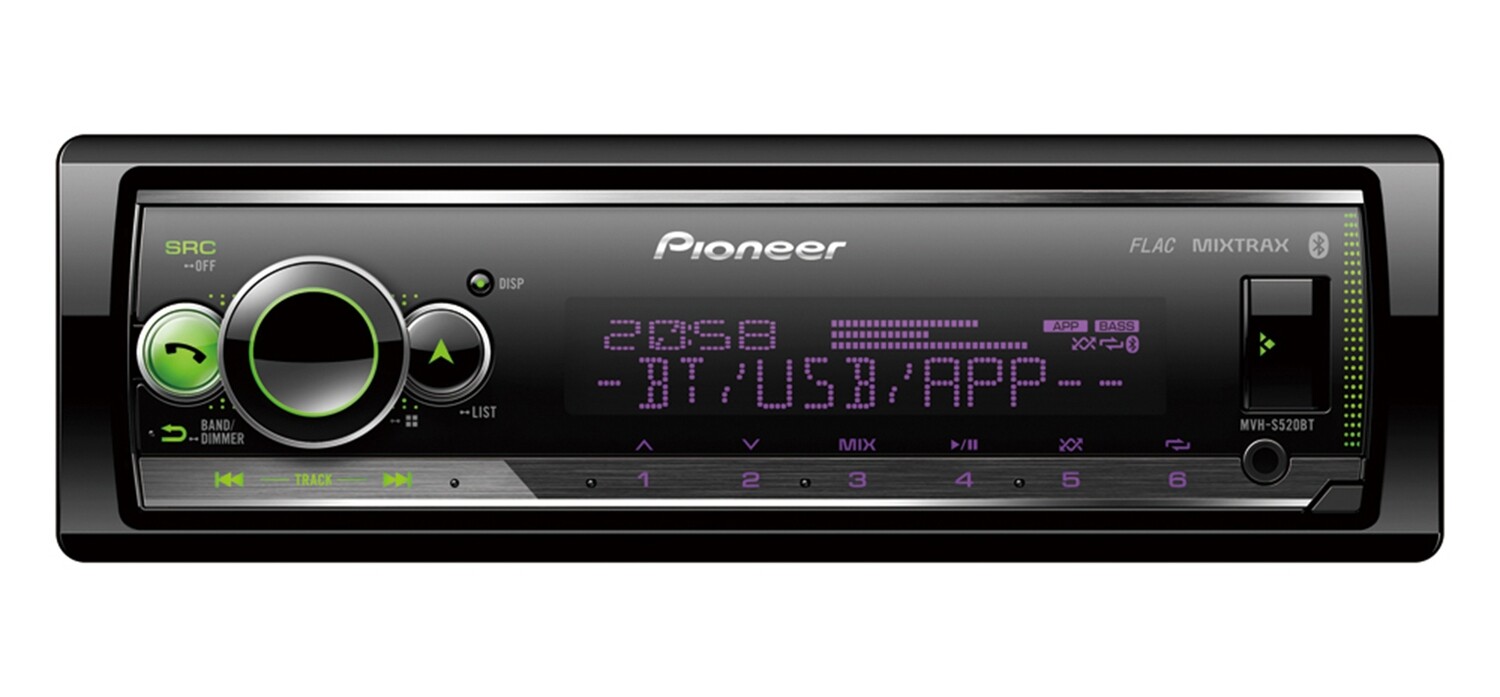 Autoradio Bluetooth Pioneer MVH-S520BT