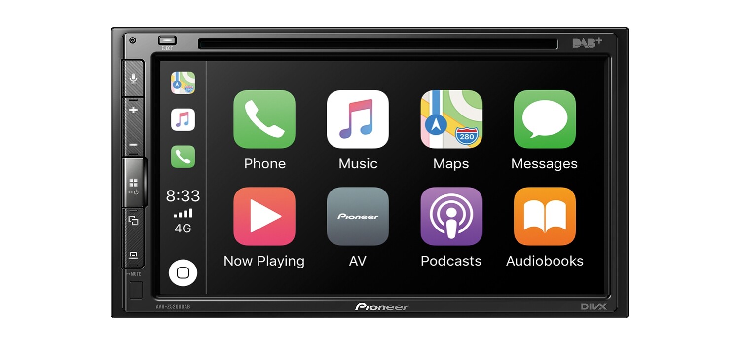 Autoradio Multimedia DVD CarPlay AndroidAuto Pioneer AVH-Z5200DAB