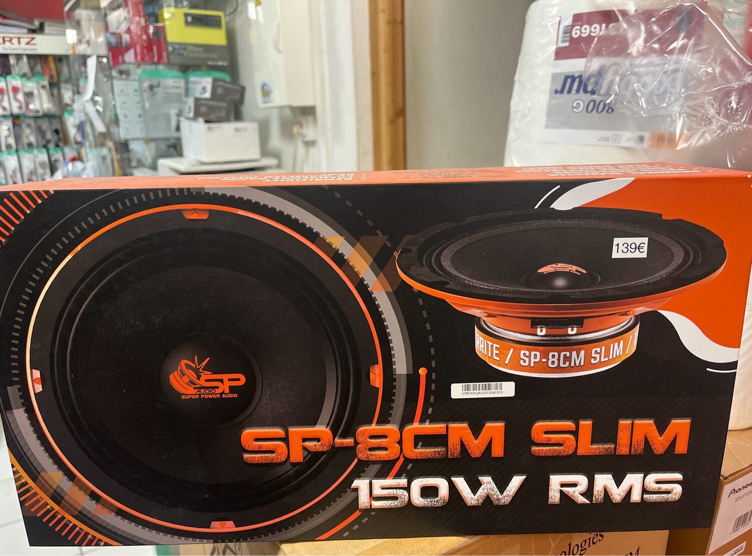 Haut-Parleur Médium pro 20 cm Sp-audio SP-8CMSLIM