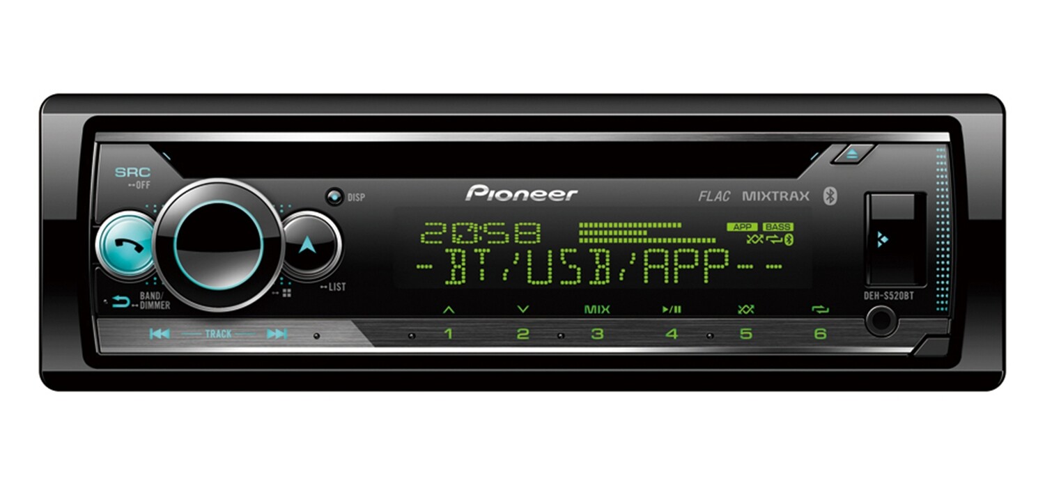 Autoradio Bluetooth Pioneer DEH-S520BT